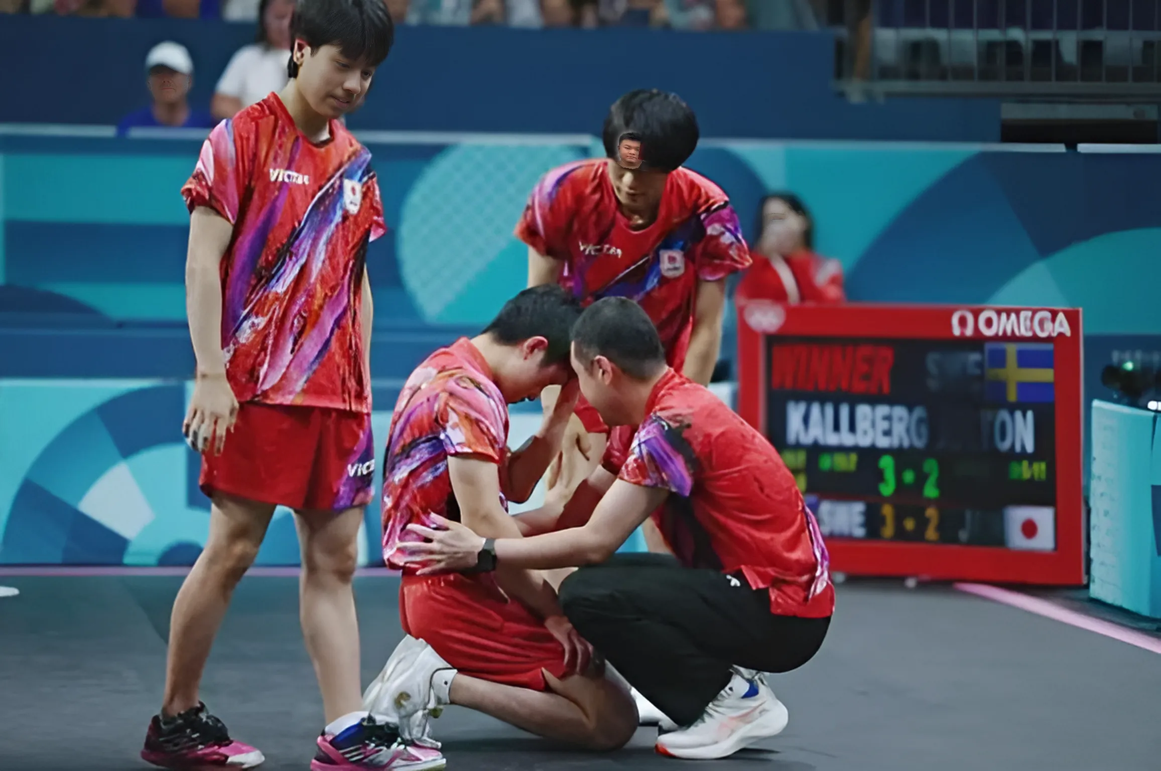 日本队轻取瑞典队,王皓惊艳四座 日本队轻取瑞典队,王皓惊艳四座